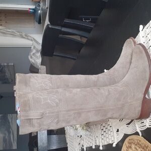 L'AUTRE CHOSE SUEDE TALL BOOTS WOMEN'S